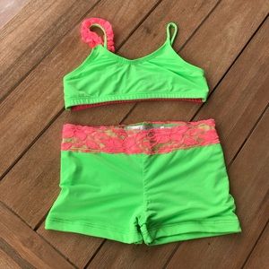 2-piece youth dance outfit